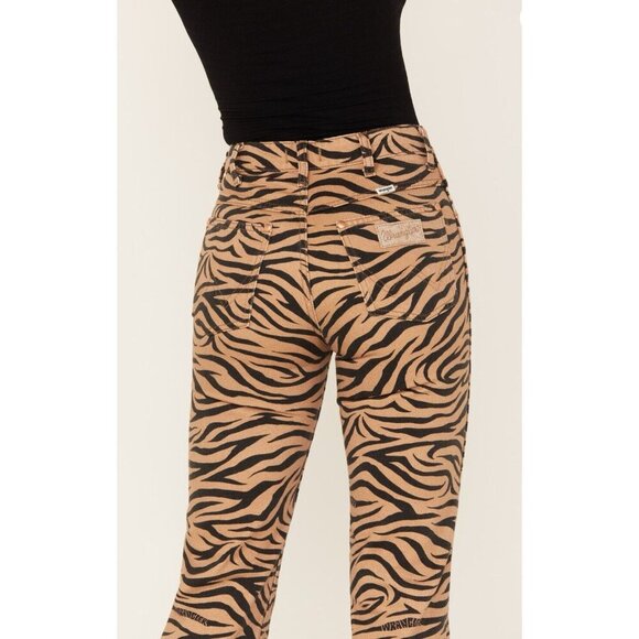 Free People X Wrangler Wild West 603 PURR High Rise Straight Leg Jeans Sz 28 NEW - Picture 4 of 16